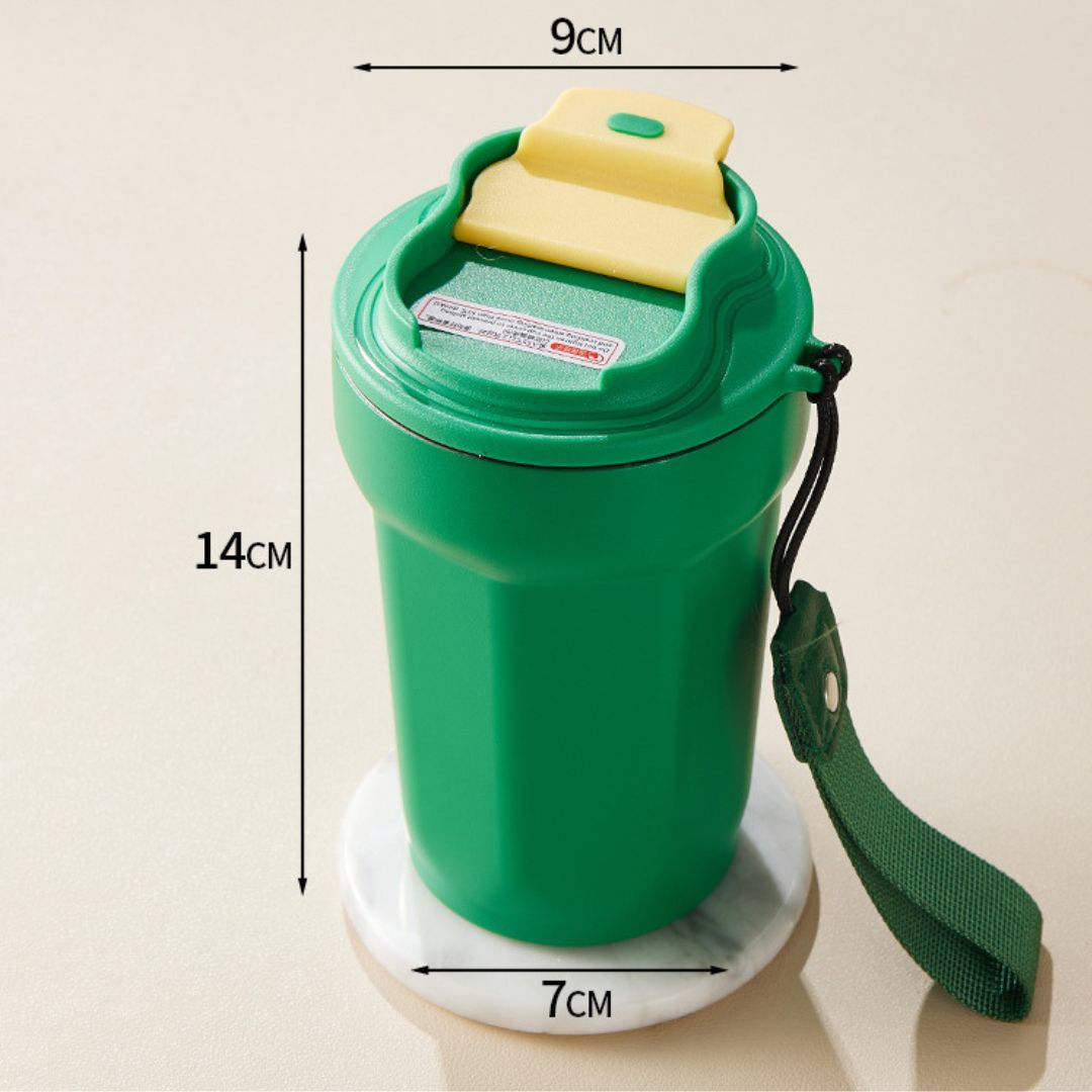 Rostfritt stål kaffekopp med LED temperaturvisning 450 ML Carvallo