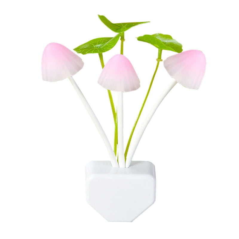 MushroomGlow - Väggkontakt ljus för fantasifull stämning | 1+1 Gratis Carvallo