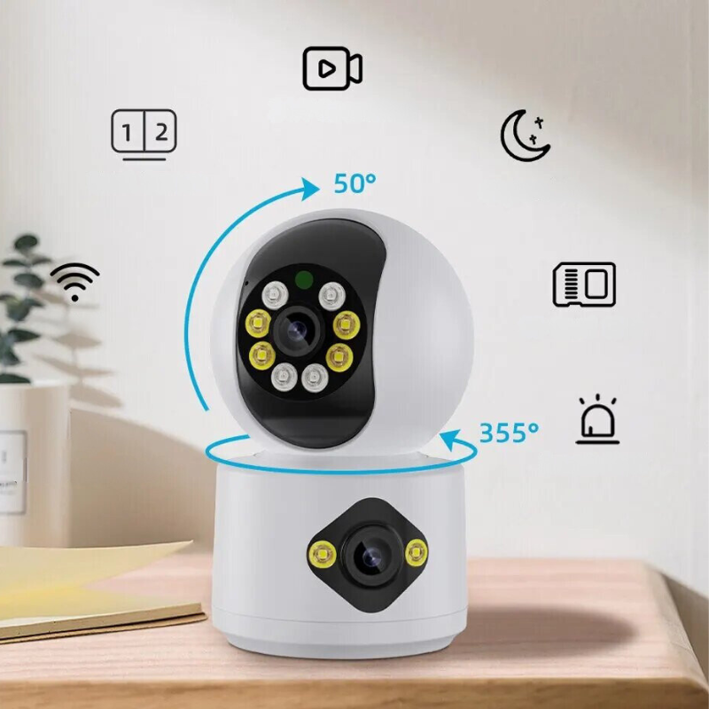 Smart 4MP-kamera med dubbla linser Bellasverige