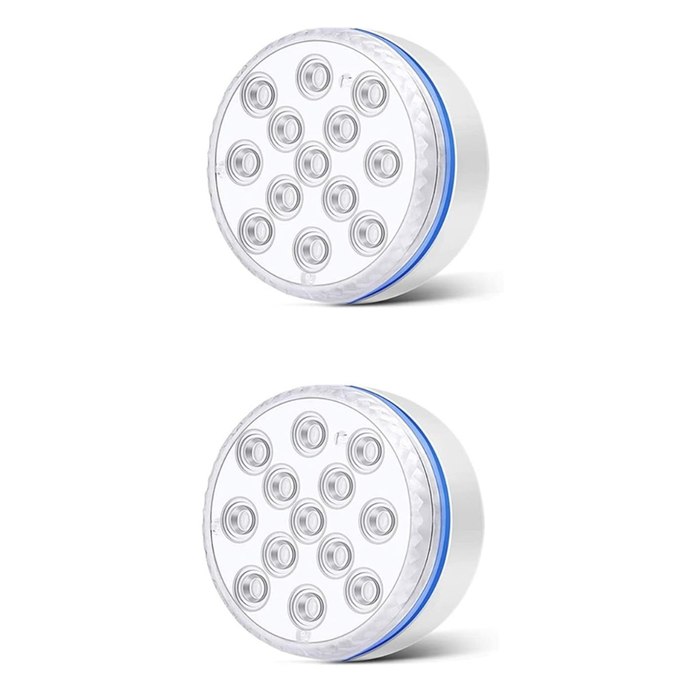 RoyaleGlow Färgglada Nedsänkbara LED Poolfestljus Carvallo