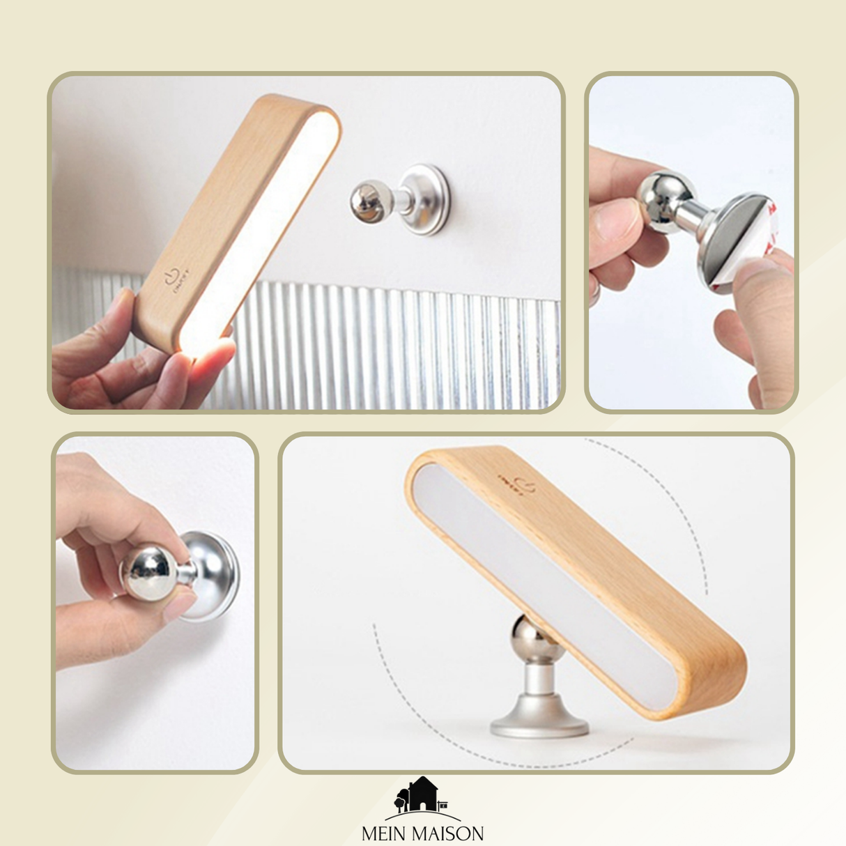 LumaWood™ – 360° ljuskomfort utan kablar Carvallo