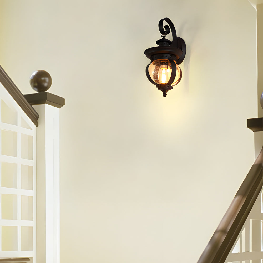 1-Lamps LED Utomhusvägglampa med Böjd Arm Carvallo