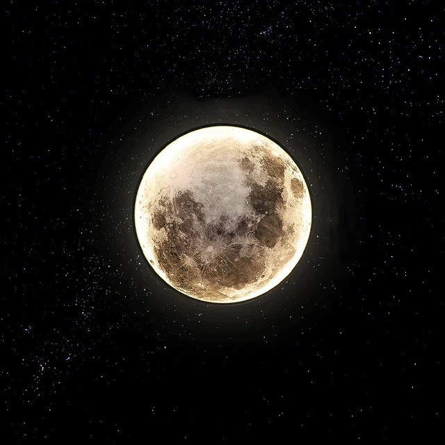 LunaGlow - Modern Månvandlamp Carvallo