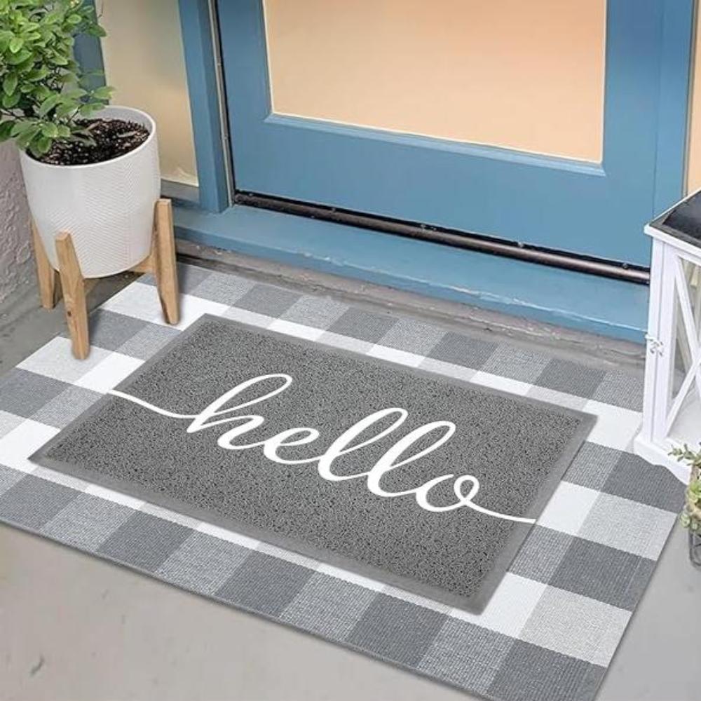 Varm Hälsning Modern Dörrmatta Carvallo