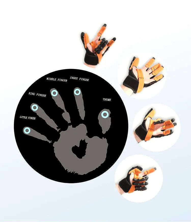 Avancerade rehabiliteringsrobothandskar - enhetsfingertränare för strokepatienter Carvallo