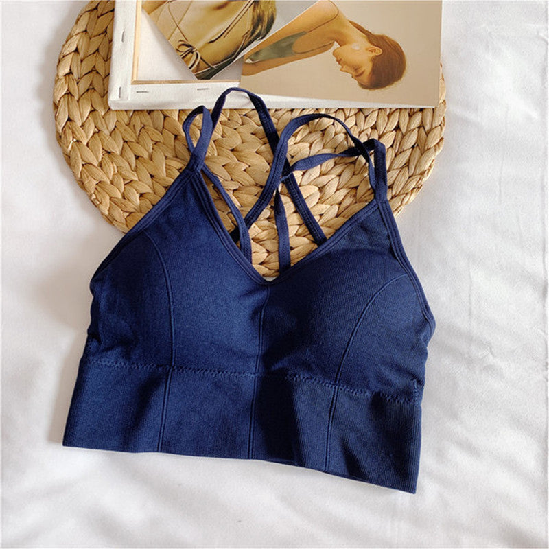 Snygg Sport Bh - One Size-Personligt-BB-Blå-Hemnix