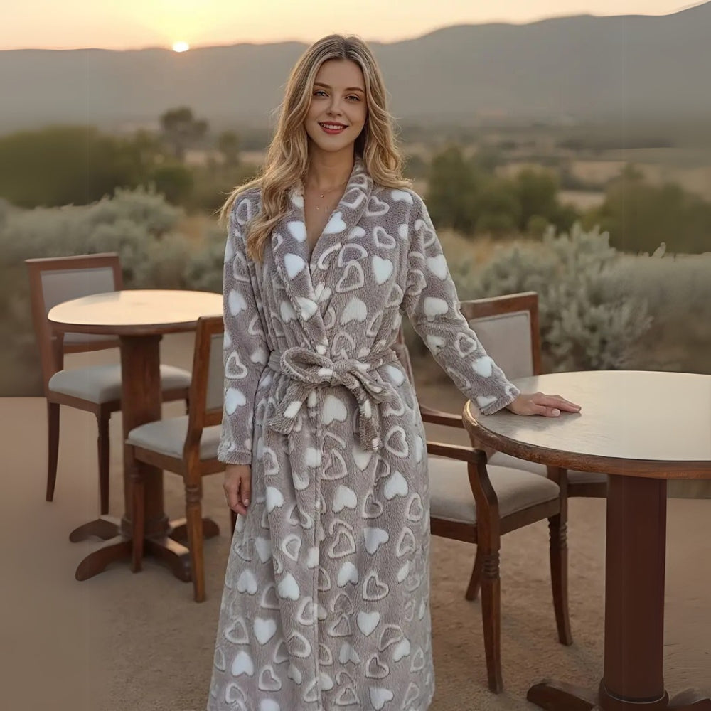 Plush fleece morgonrock Carvallo