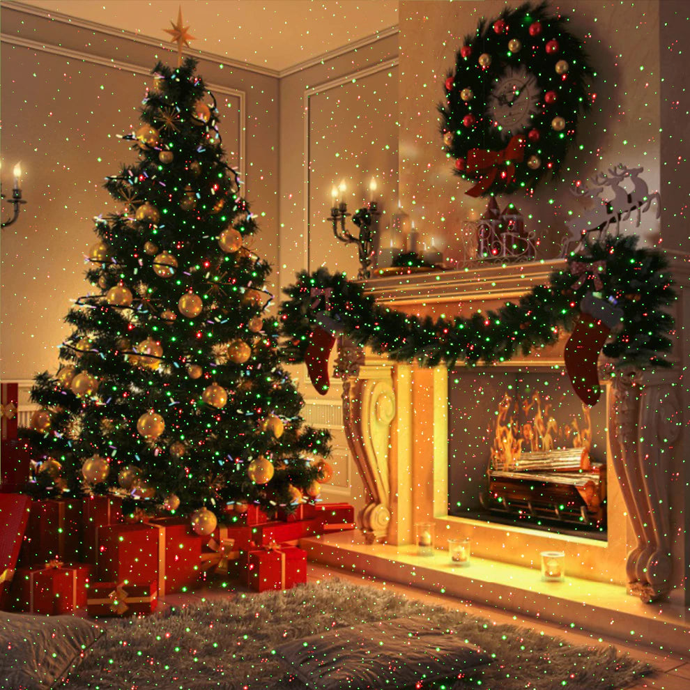 Carvallo – Laserljusprojektor med fjärrkontroll för festlig utomhusbelysning Carvallo