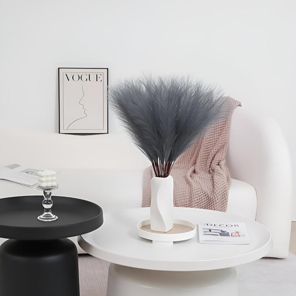 Stiliga Faux Pampas Gräs Stjälkar | 3 St Carvallo