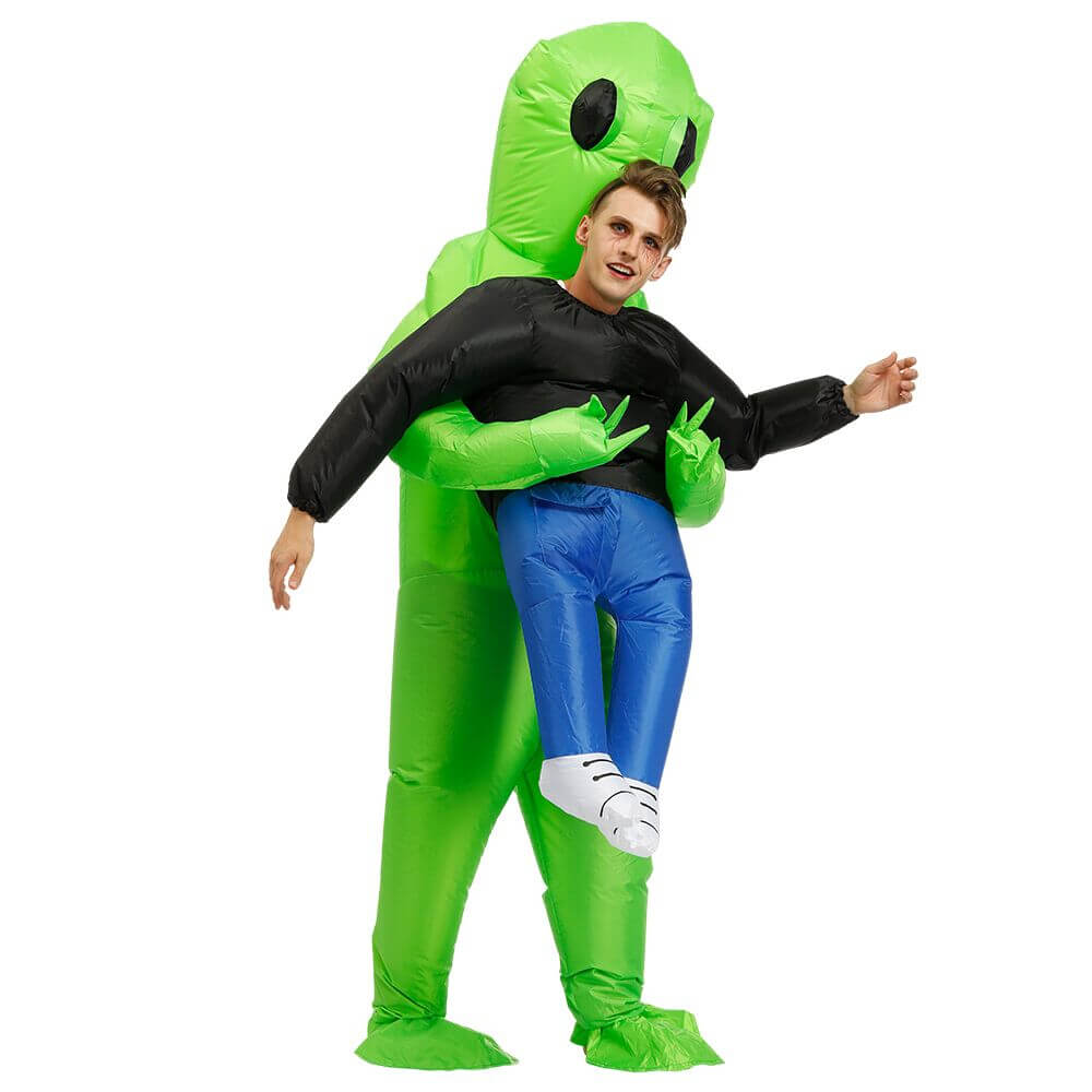 Uppblåsbar Alien Som Tar Dig-Utklädnad-BB-Hemnix