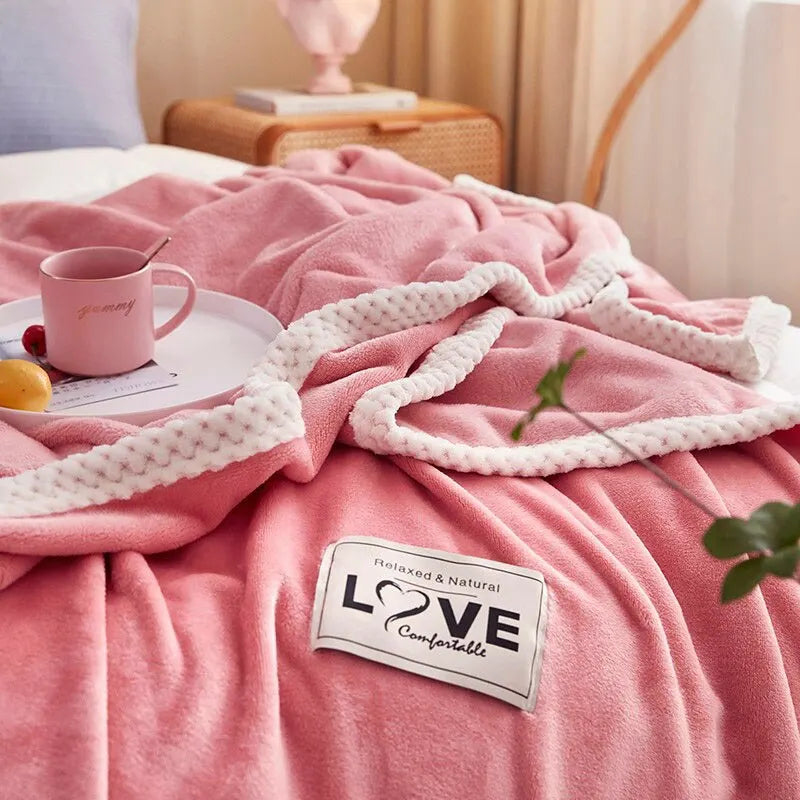 Flanell-Fleece Mysfilt i Rosa Carvallo