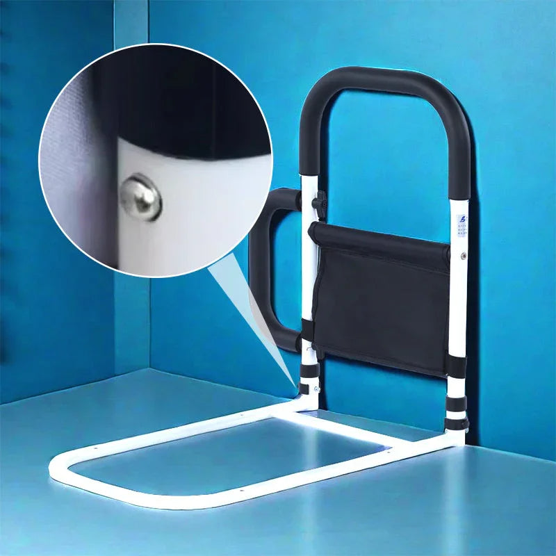 Justerbar Sänghjälpsräls med Sidostödhandtag – Säkerhetsstöd för Äldre & Rörlighetshjälp Carvallo