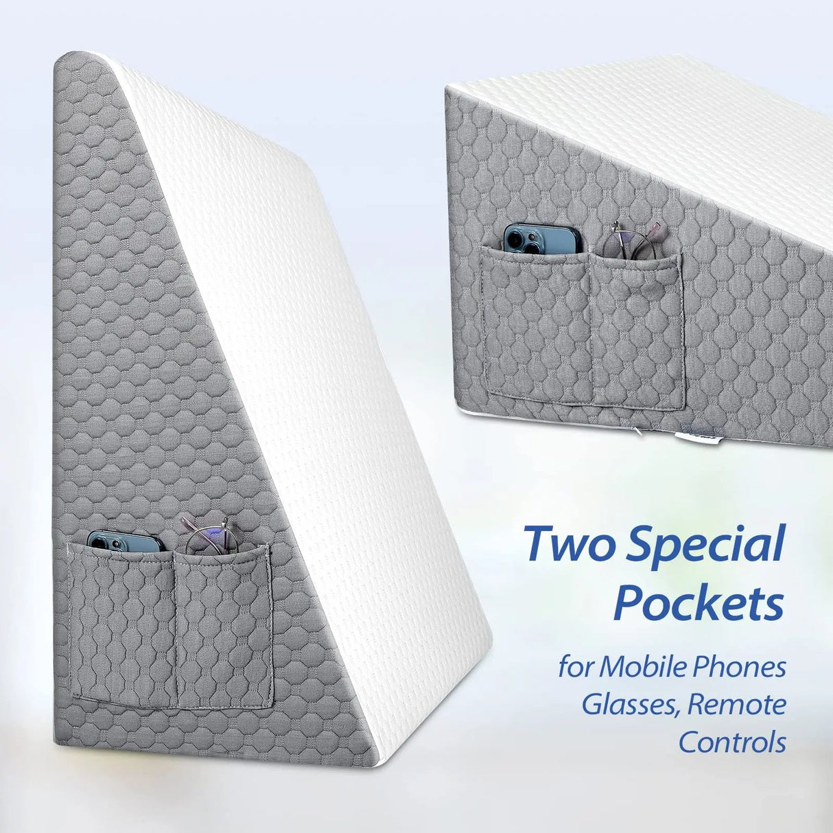 Det Premium Wedge Pillow – Höj din sömn & Andas lättare Carvallo