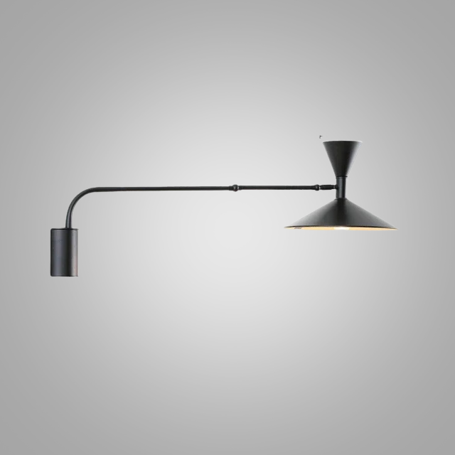 LumiFlex - Nordisk Svänggavel - Justerbar LED Läsarmatur för Boende- och Arbetsutrymmen Carvallo