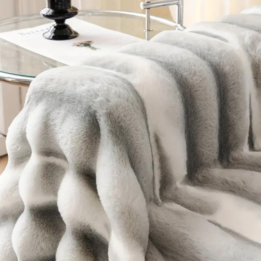 Sammet Faux Fur Sofföverdrag Carvallo