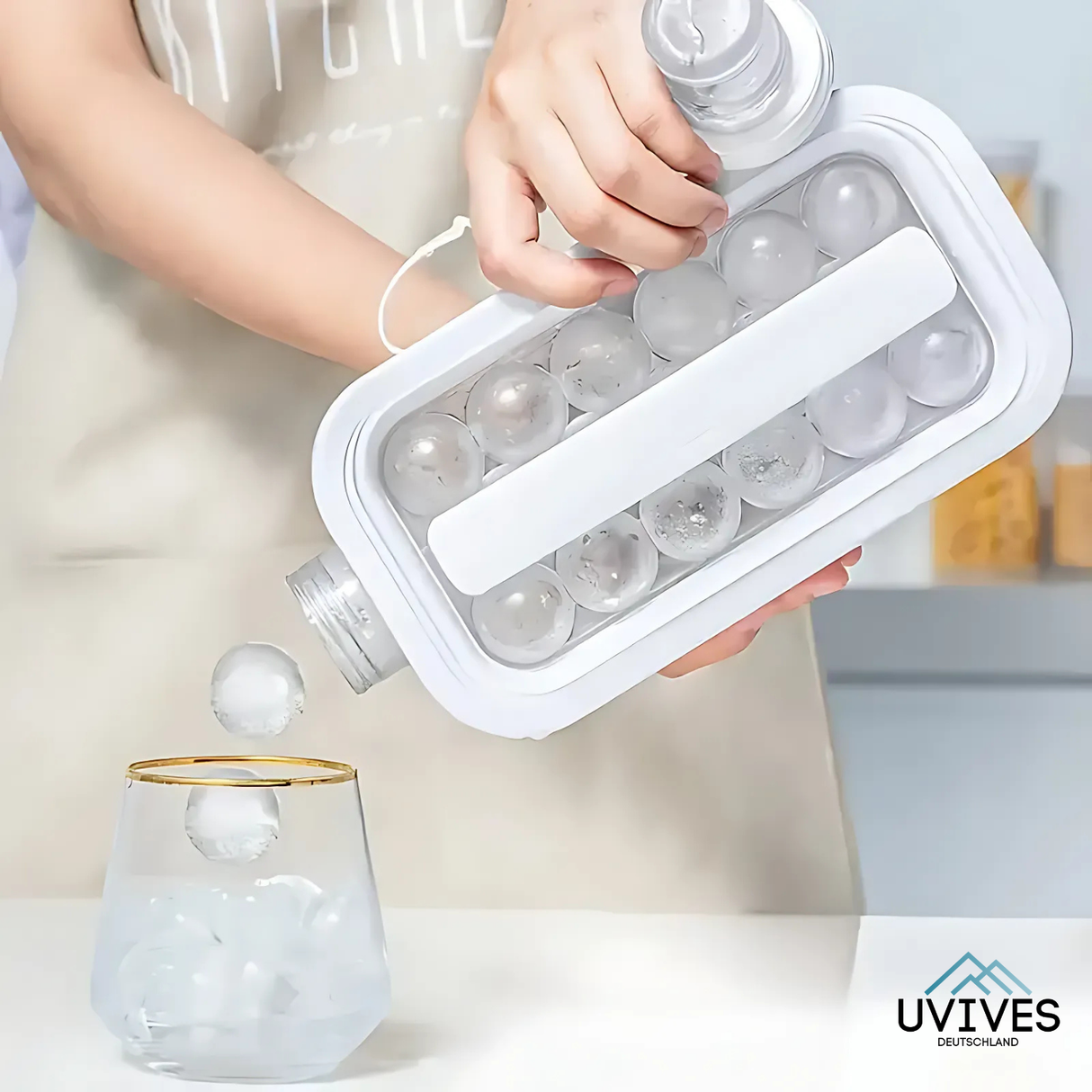 Carvallo – Den stiliga glasskule-maskinflaskan! Carvallo