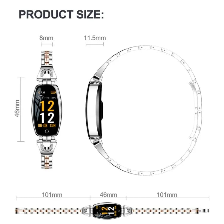 Smart Fitness Watch för kvinnor med armbandstraps Carvallo