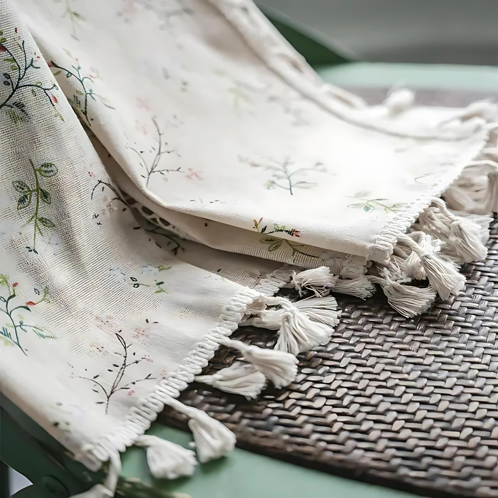 Fantasifullängd spetsgardin Carvallo