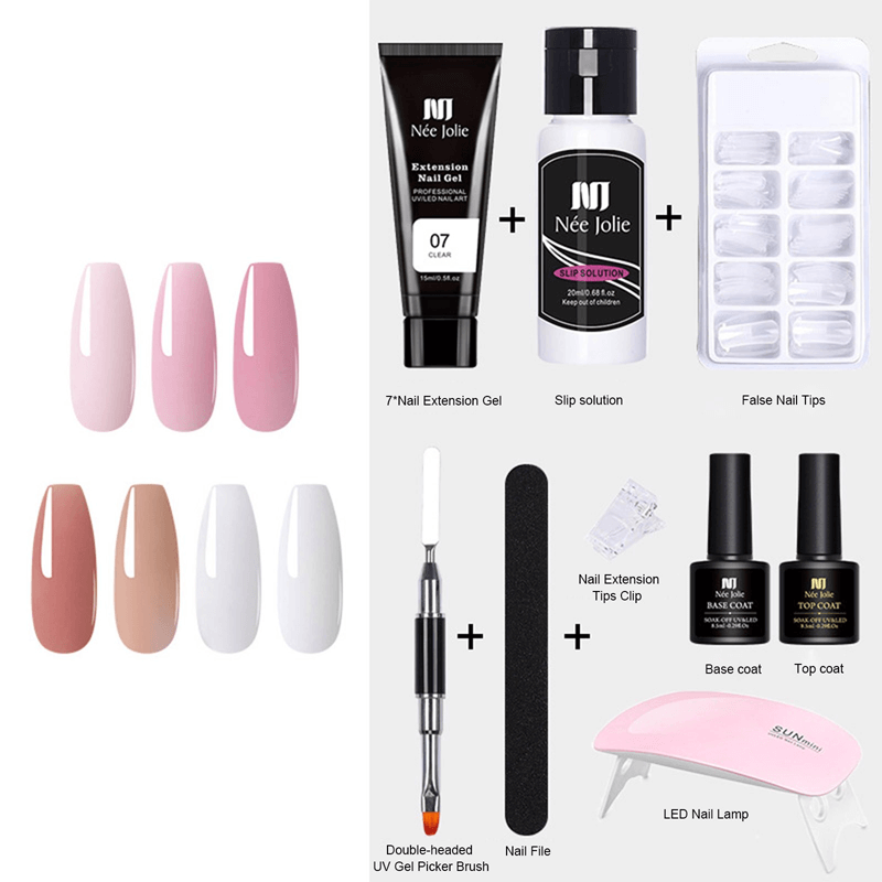 Nagelförlängningskit med UV-lampset-Personligt-BB-Hemnix