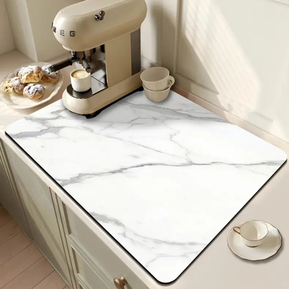 Marmortryck Disk Torkmatta Carvallo