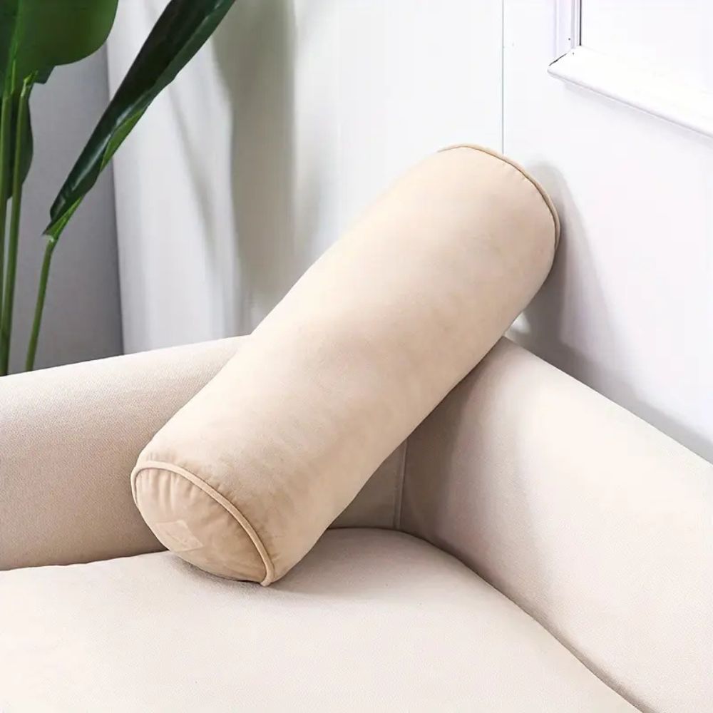 Plush Velvet Bolster Kudde Carvallo