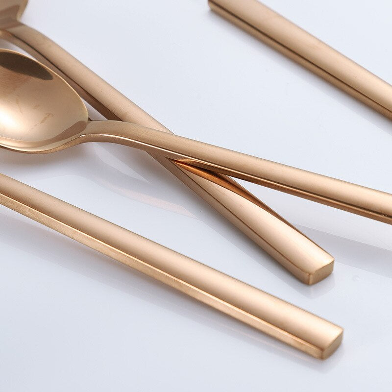 Bestickset Rostfritt Stål Modern Silver 30 delar Carvallo