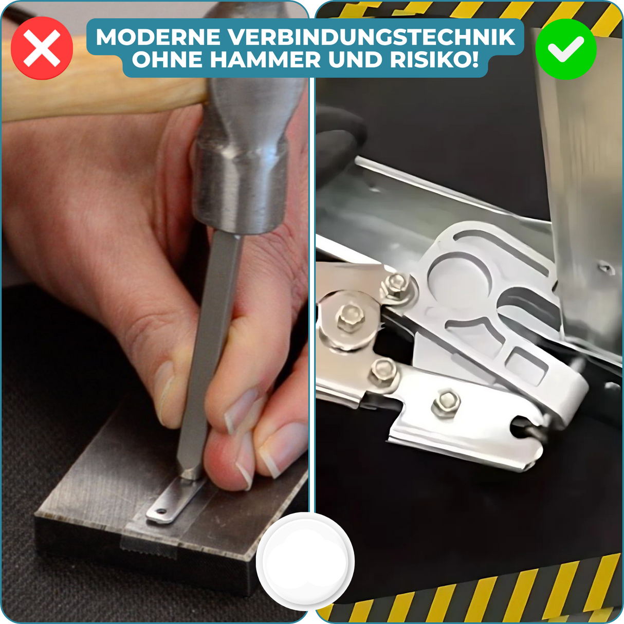 Carvallo – Stark förbindelser utan skruvar på sekunder (Inkl. 100 pinnar) Carvallo