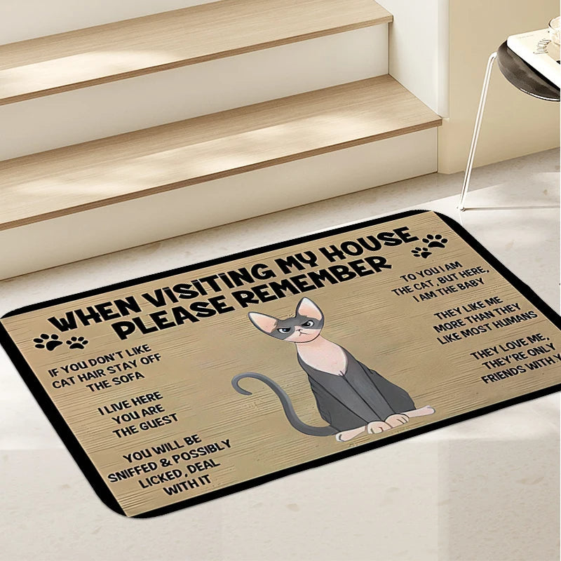 Katt Välkomstmatta - För alla kattälskare-Home-Hemnix-Sphynx-Hemnix
