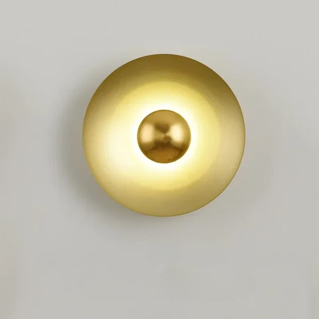 RundSkina - Modern Rund Vägglampa Carvallo