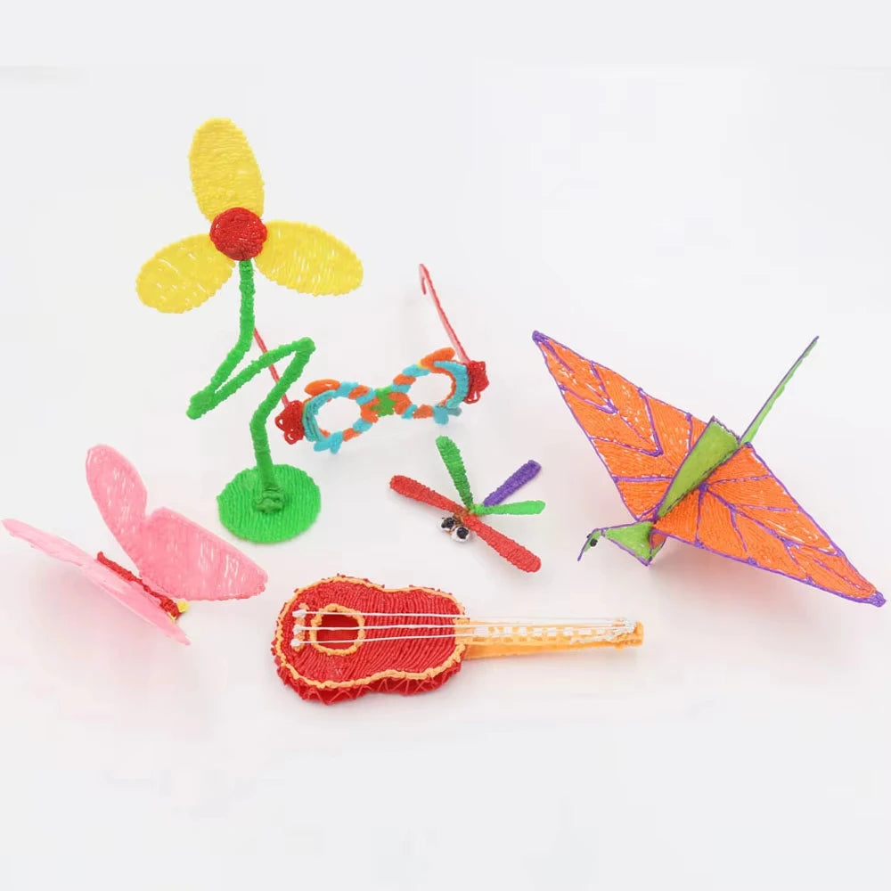 Original 3D Skrivpenna – Barnvänlig med 20 Färger & 100M Filament Carvallo