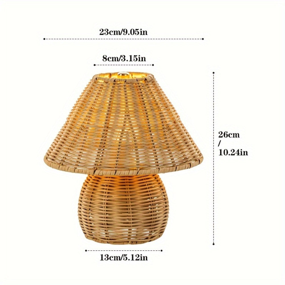 Noya Rattan Bordslampa Hemdekor Carvallo