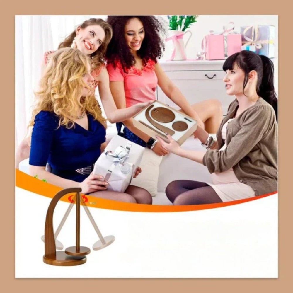 Carvallo - Roterande garnhållare för trasselfri stickning och virkning Carvallo