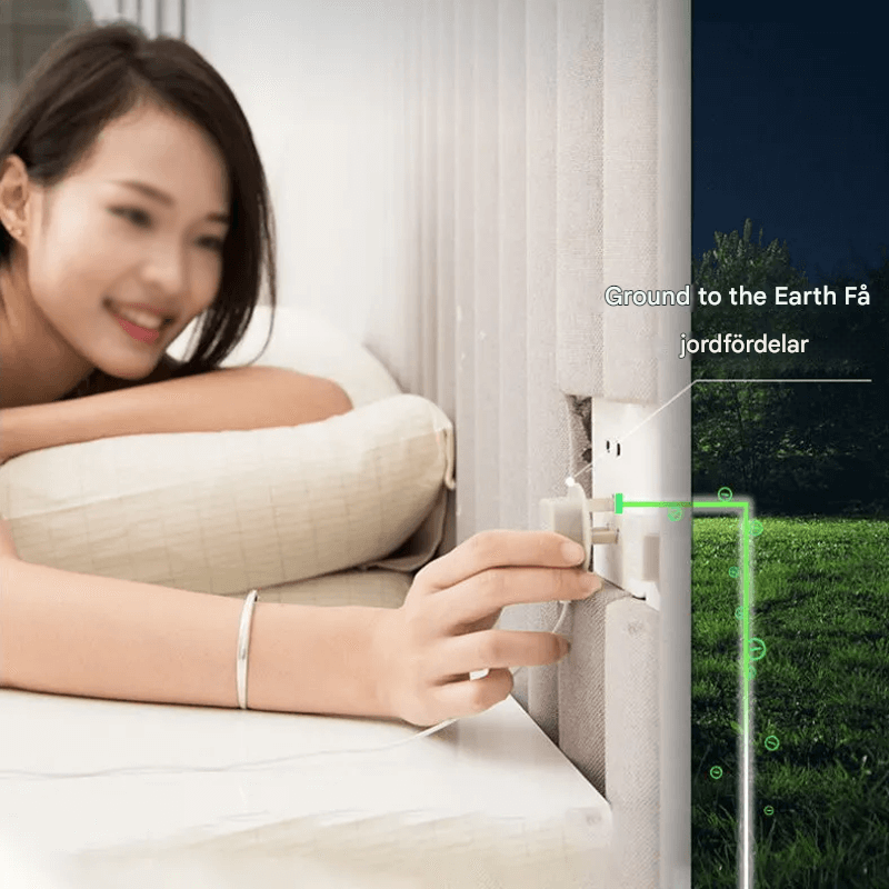 Jordningslakan Med Silvertrådar - För Bättre Sömn & Hälsa-Kök-BB-Hemnix