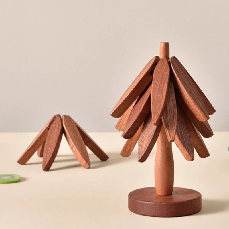 RustRoot – Moderna handgjorda grytlappar med bordskånerset Carvallo