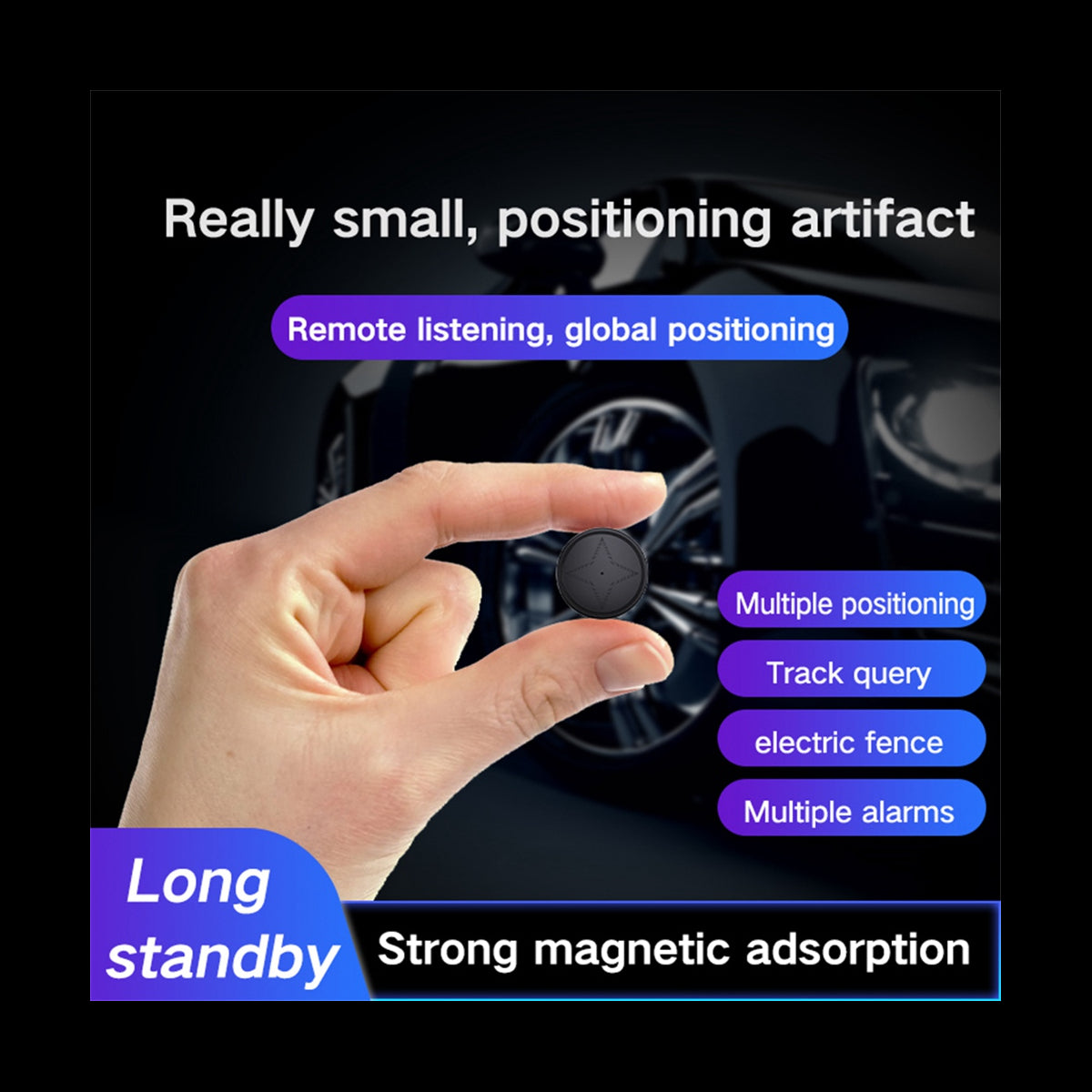 Magnetisk GPS-tracker för fordon MILA Sverige