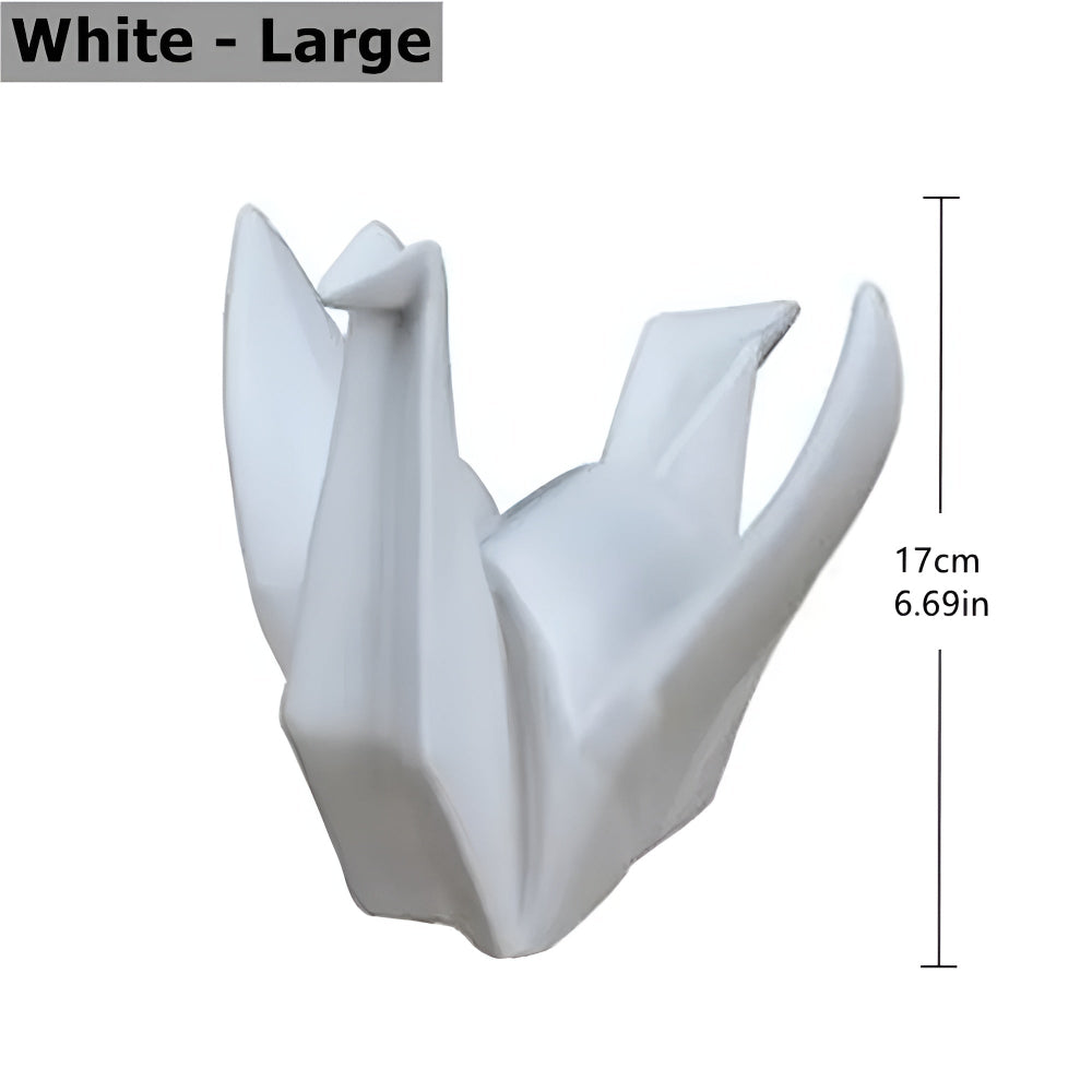 Modern origami fågelstaty – elegant keramisk konstdekor MILA Sverige