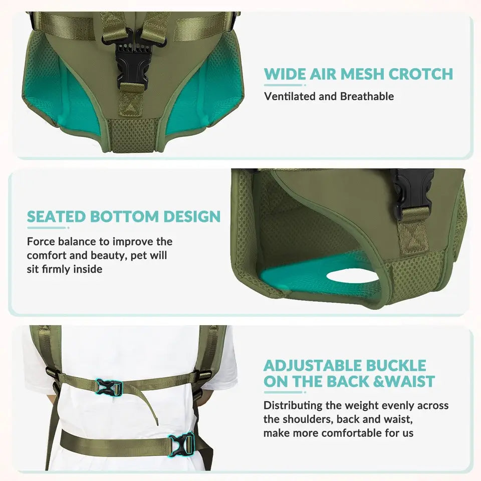 Pet Front Dog Carrier Backpack Carvallo