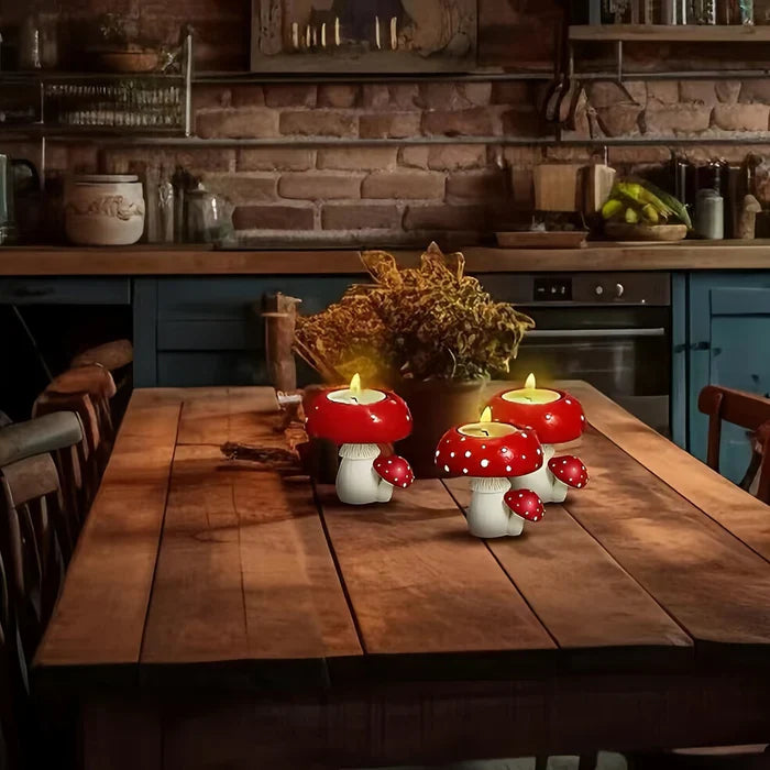 Carvallo – Elegant svampformad ljusstake med mjukt sken Carvallo