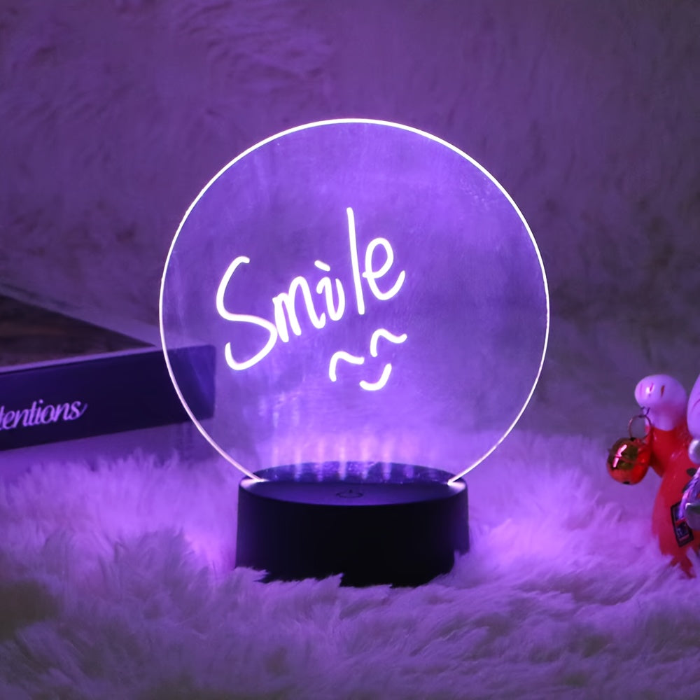 3DGlow - LED Nattlampa med 16 Färger och USB/Batteridrift Carvallo