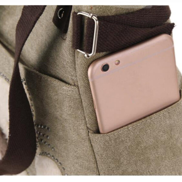 Katt broderi Canvas väska-Accessories-Bellasverige-Hemnix