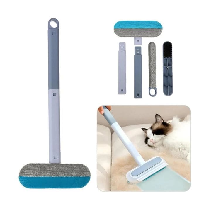 Effektivt verktyg för borttagning och rengöring av djurhår MILA Sverige