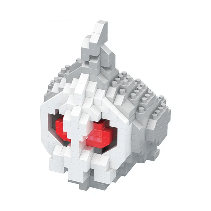 Poke Karaktärs Nanoblocks Anime Byggklossar-Byggsats-BB-Duskull-Hemnix
