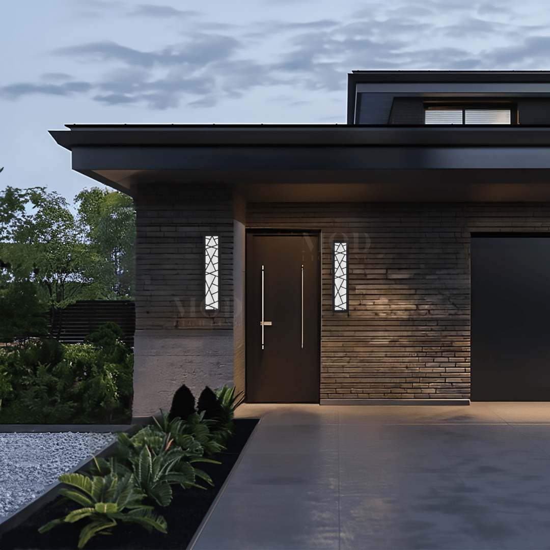 Vägglampa Modern Utomhus LED Panel Armatur Carvallo