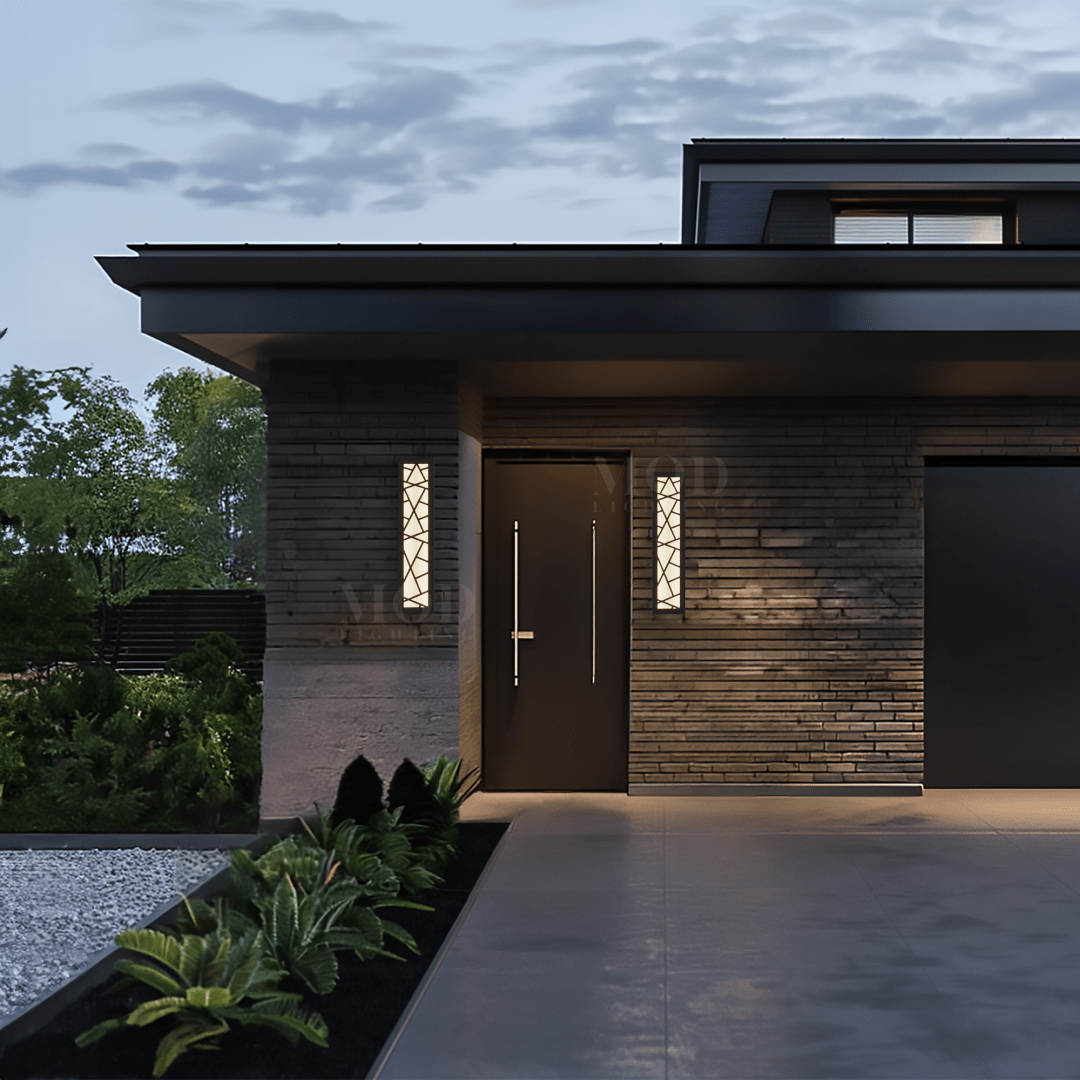 Vägglampa Modern Utomhus LED Panel Armatur Carvallo