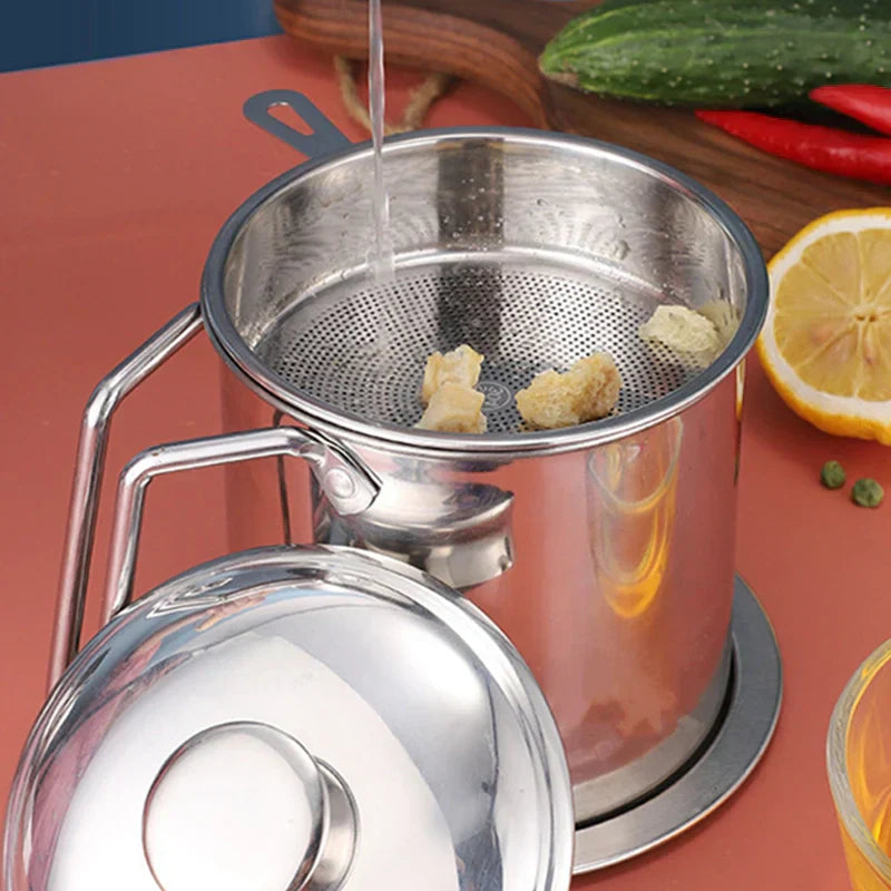 PurePour Oljesil – Enkelt och säkert filtrering av olja för hälsosammare matlagning Carvallo