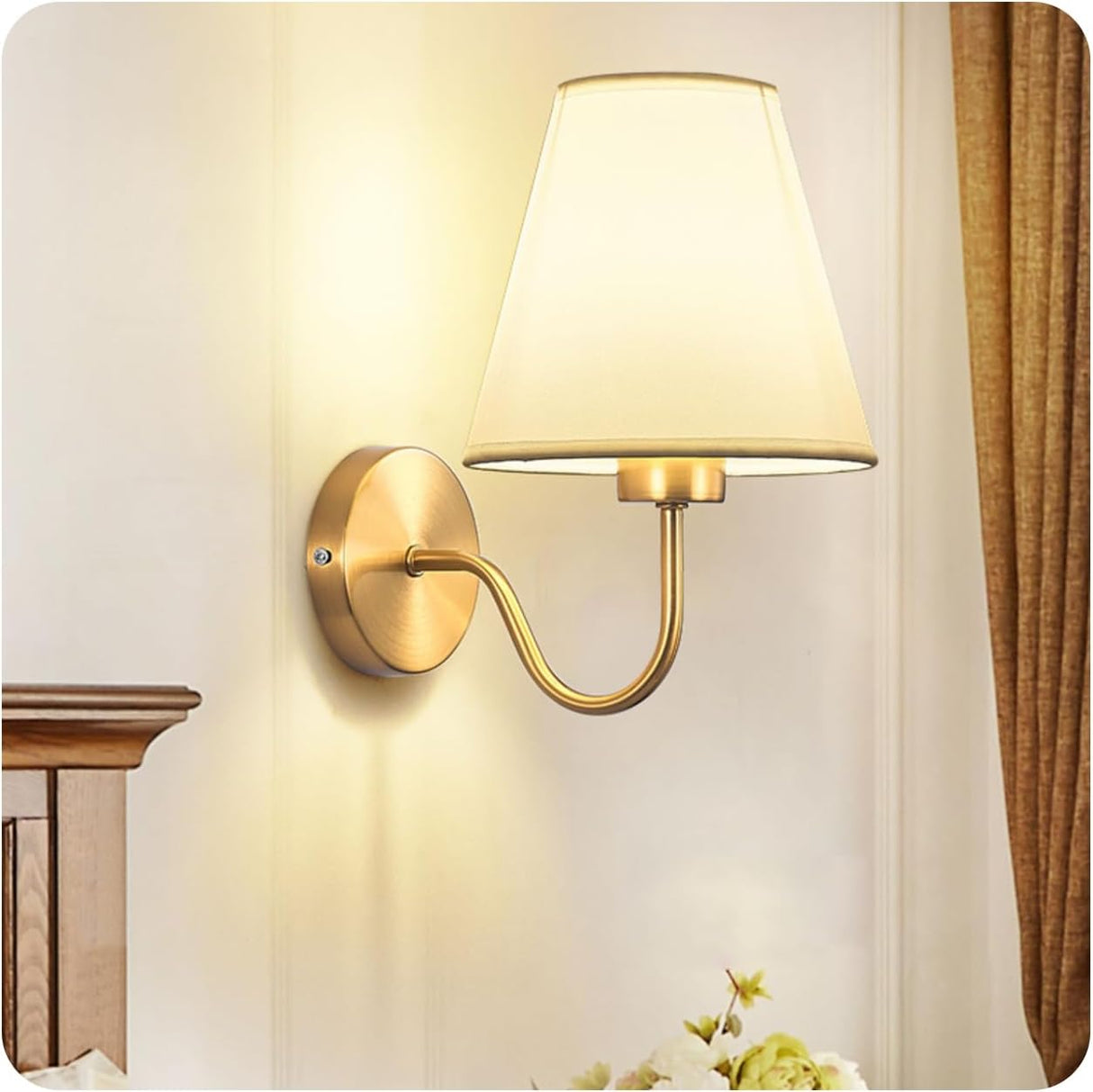 Royallure Retro Uppladdningsbar Vägglampa med RGB-lampa, Trådlös LED-belysning Carvallo