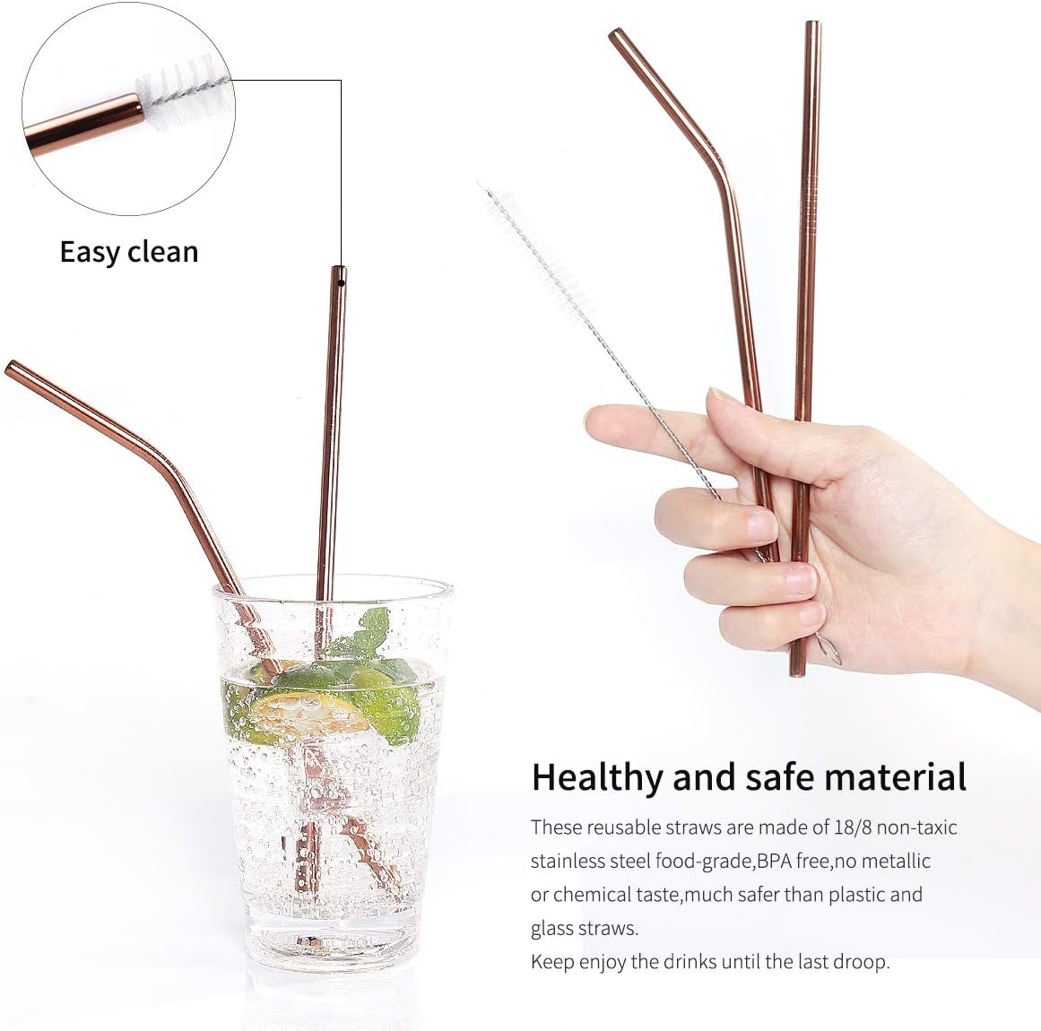 Carvallo GoCutlery | 4-delad för vägande | Rostfritt stål & BPA-fri | Med transportetui Carvallo