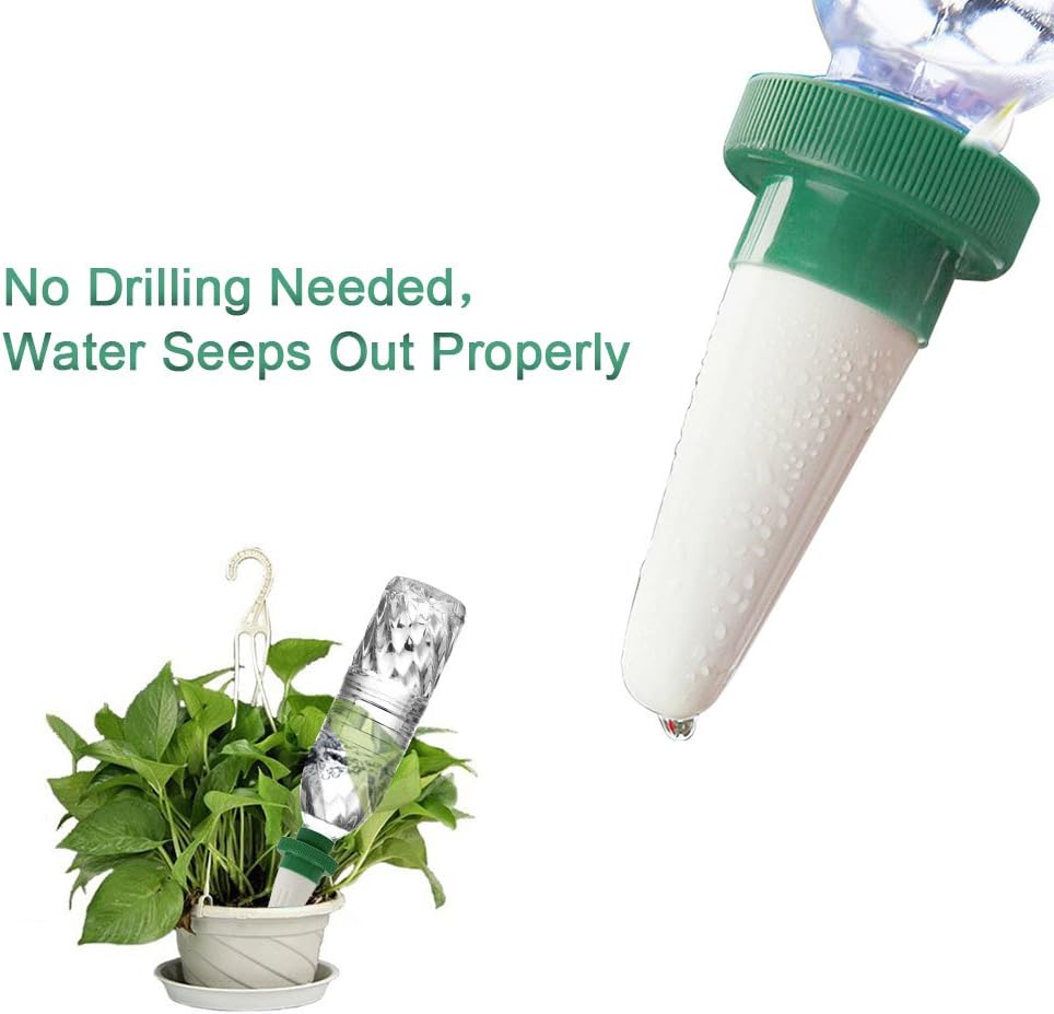 Självvattnande spetsar för växter – Automatiska droppspetsar för flaskor Carvallo