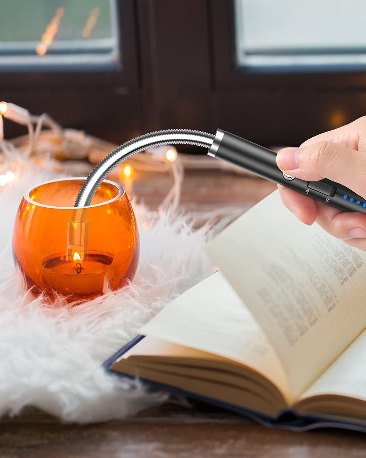 Elektrisk USB-tändare med flexibel nacke Carvallo