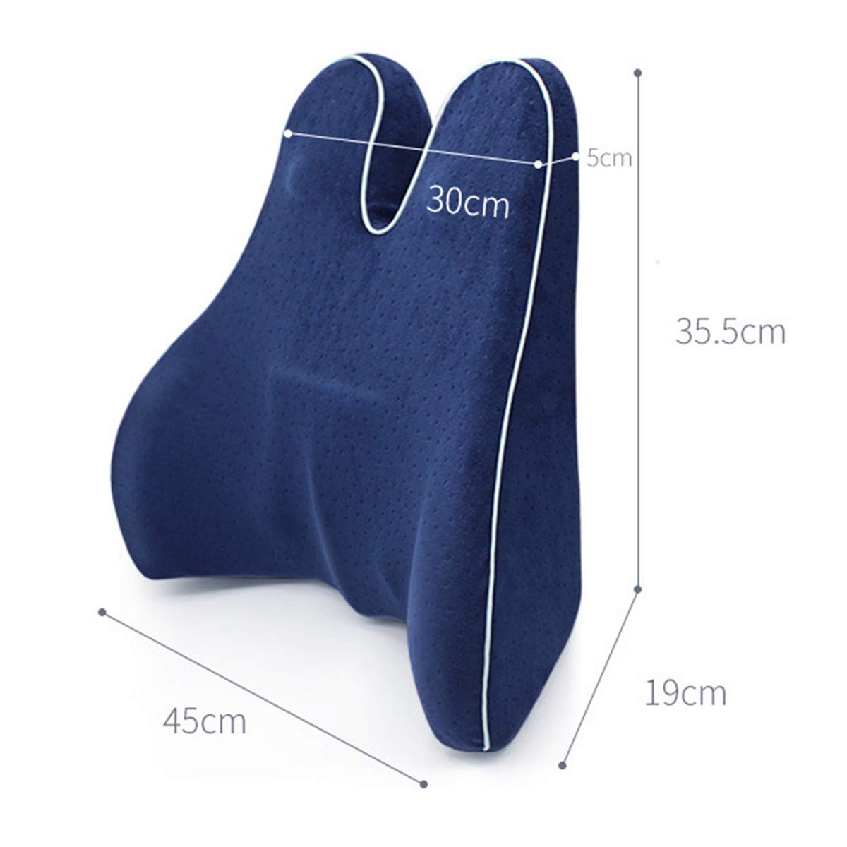 Memory Foam Lumbarsupportskudde för Ryggont Carvallo